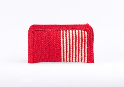 Bangkok Craft - Sisal Wallet Bag (Red)