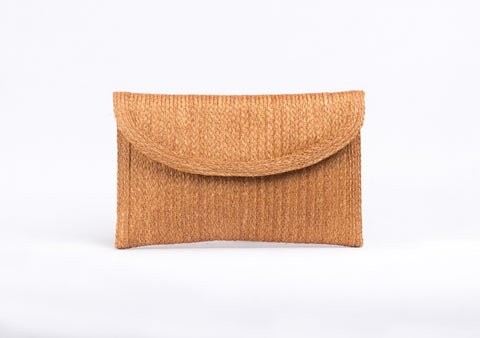 Bangkok Craft - Sisal Clutch Bag (Brown)