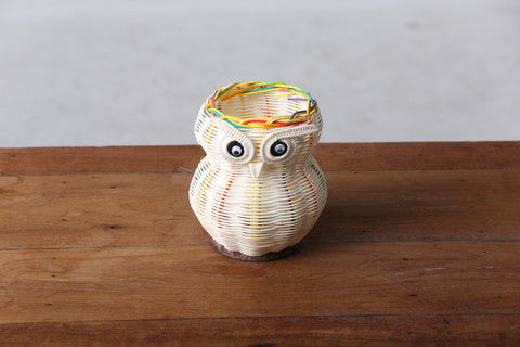 Owl Pencil Holder (Natural)